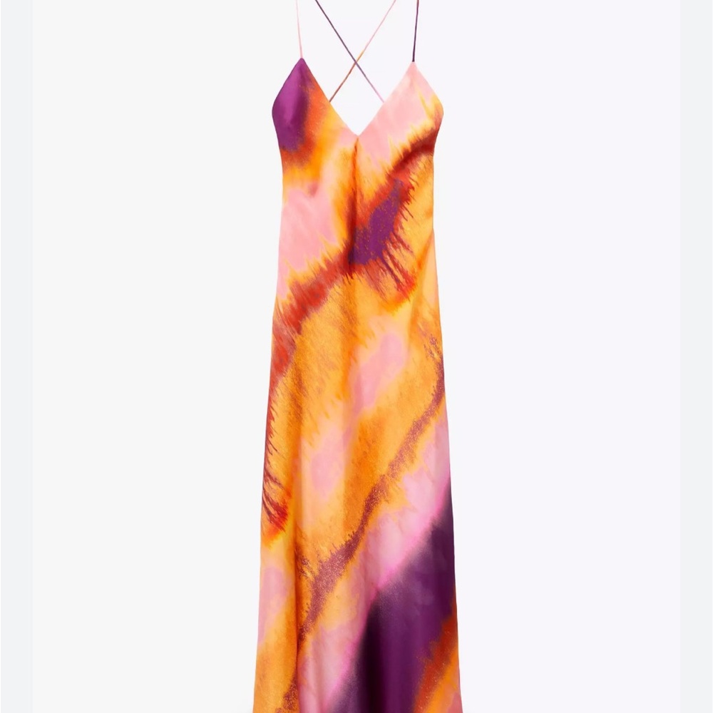 Zara satin dress